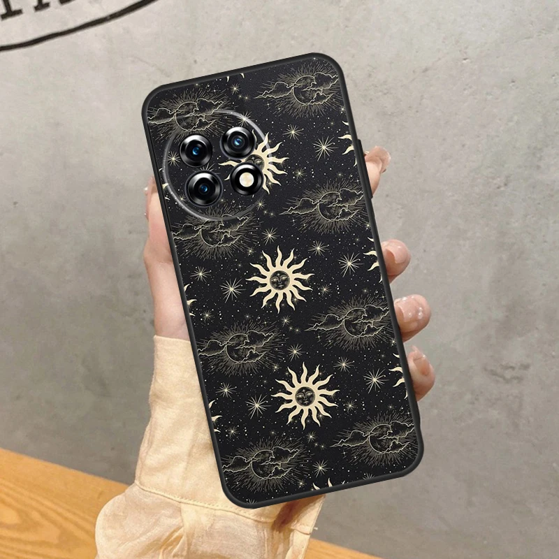 Фото Чехол с астрологическим дизайном «Солнца, Луны, Облака» для OnePlus 8 9 10 Pro 15 13 12 11 13T 13R 12R 10T 8T Nord CE 5 2 3 4 Lite N20 N30 №5