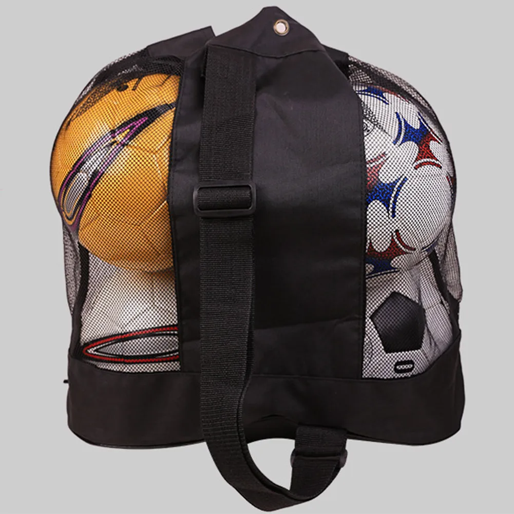 

Waterproof Football Storage Bag Ball Volleyball Soccer Bag Outdoor Basketball Net Large Capacity Drawstring Mesh Pouch Pack