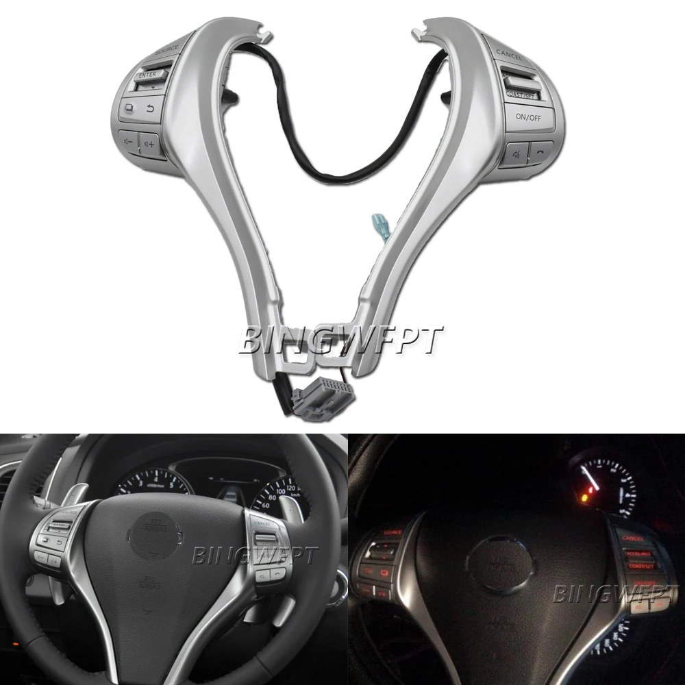 

Круиз-контроль Bluetooth-переключатель на руле в сборе для Nissan Altima 2013 2014 2015 2016 2017 2018