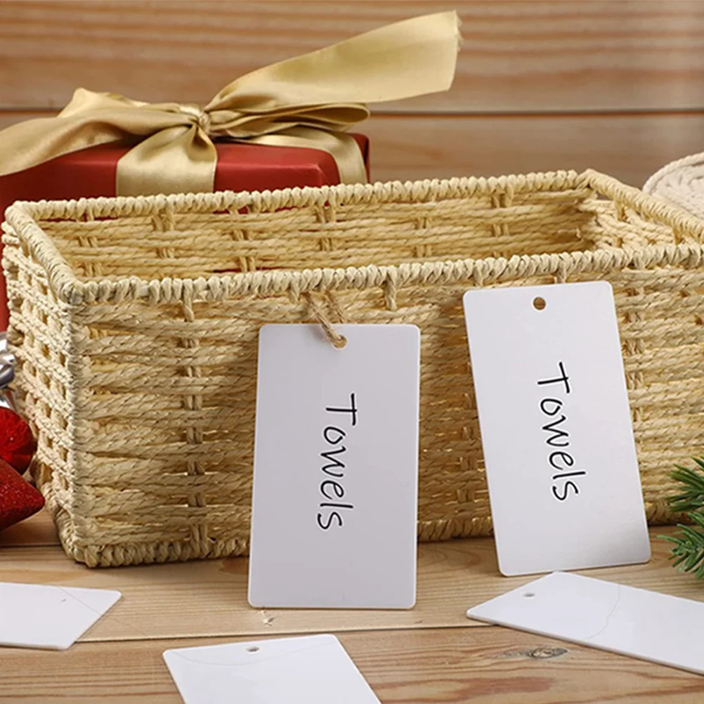 

Labels Basket Tagsstorage Hanging Bin Stringwith Clip Binskitchen Baskets Pantry Household Labelorganizer Sign Minimalist Jute