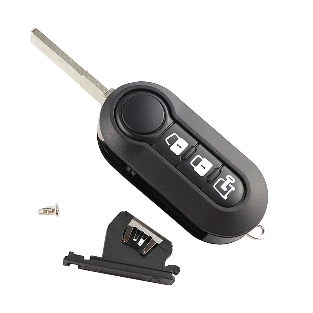 

Корпус дистанционного ключа автомобиля для FIAT 500 Panda Punto Bravo Ducato Stilo Citroen Jumper Peugeot Boxer Fob Case SIP22 Uncut Blade без логотипа