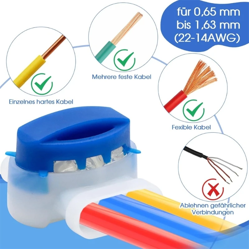 Универсальные аксессуары для кабелей газонокосилки Т-образные разъемы проводов