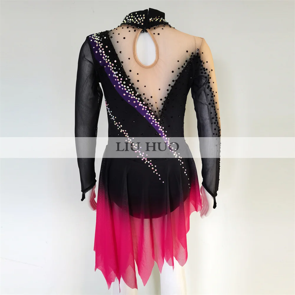 LIUHUO платье для фигурного катания на льду женщин и взрослых девочек-подростков
