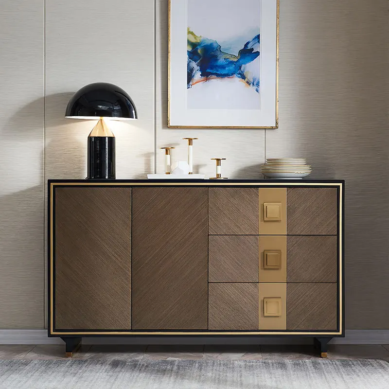 

Light Luxury Dining Table Sideboard TV Cabinet Storage Entrance Hall Cabinet Console Table