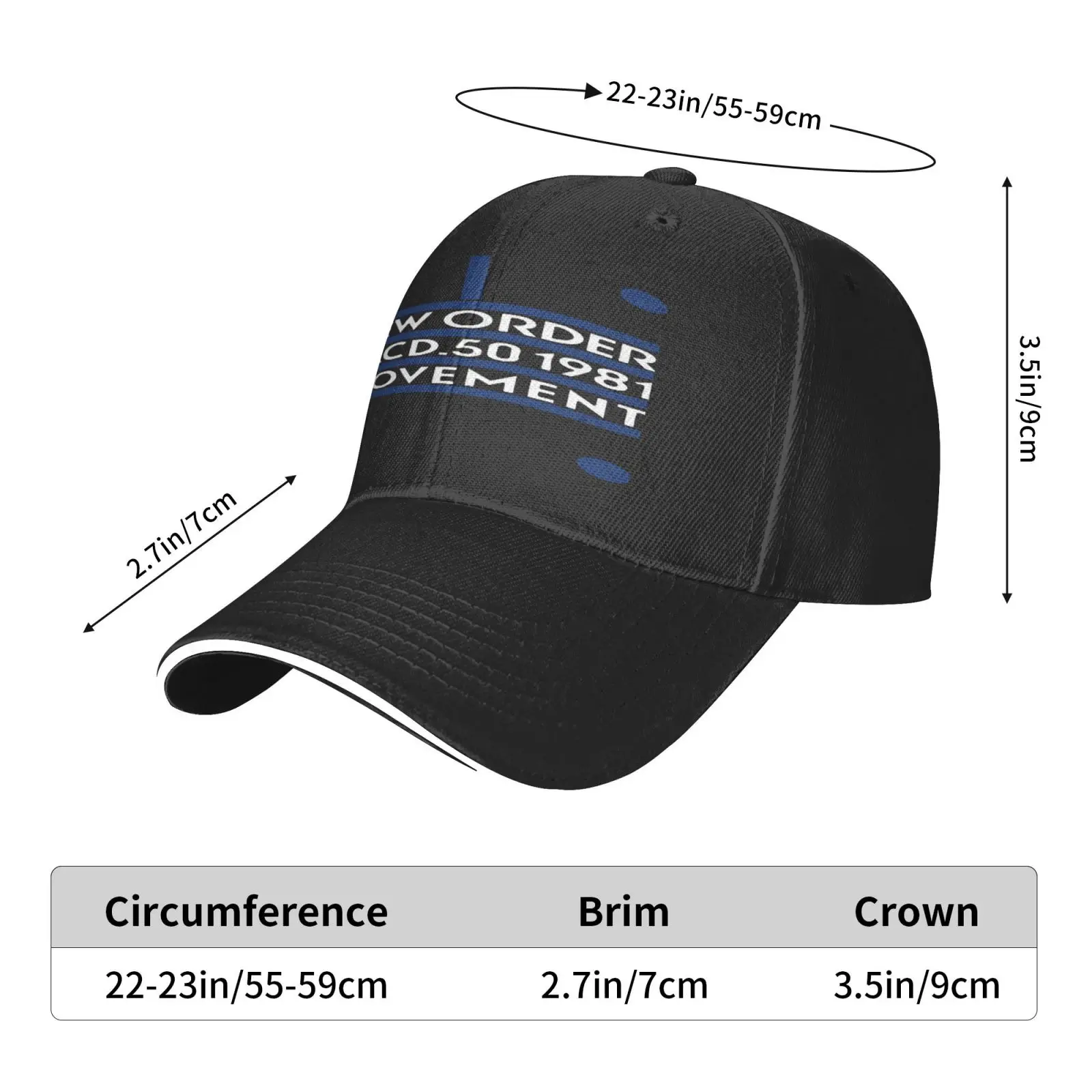 

Movement Album Order Band Joy Division Snapback Cap Personalized Women's Bucket Hat Hat Male Cap For Boy