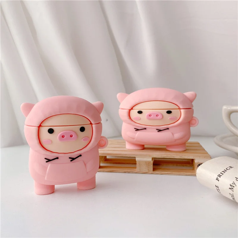 

Airplads Pro 2 1 silicone protective cover, airplads Pro 3D cute animal cover, headset