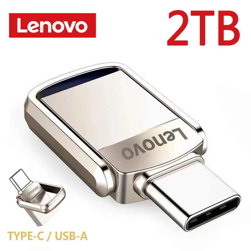 

USB-флеш-накопитель Lenovo 2 ТБ USB 3,0 Металлический, 1 ТБ
