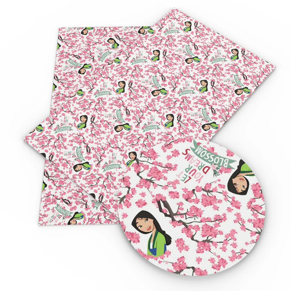 Disney Принцесса Эльза Жасмин 20*33 см Печать искусственная Синтетическая кожа