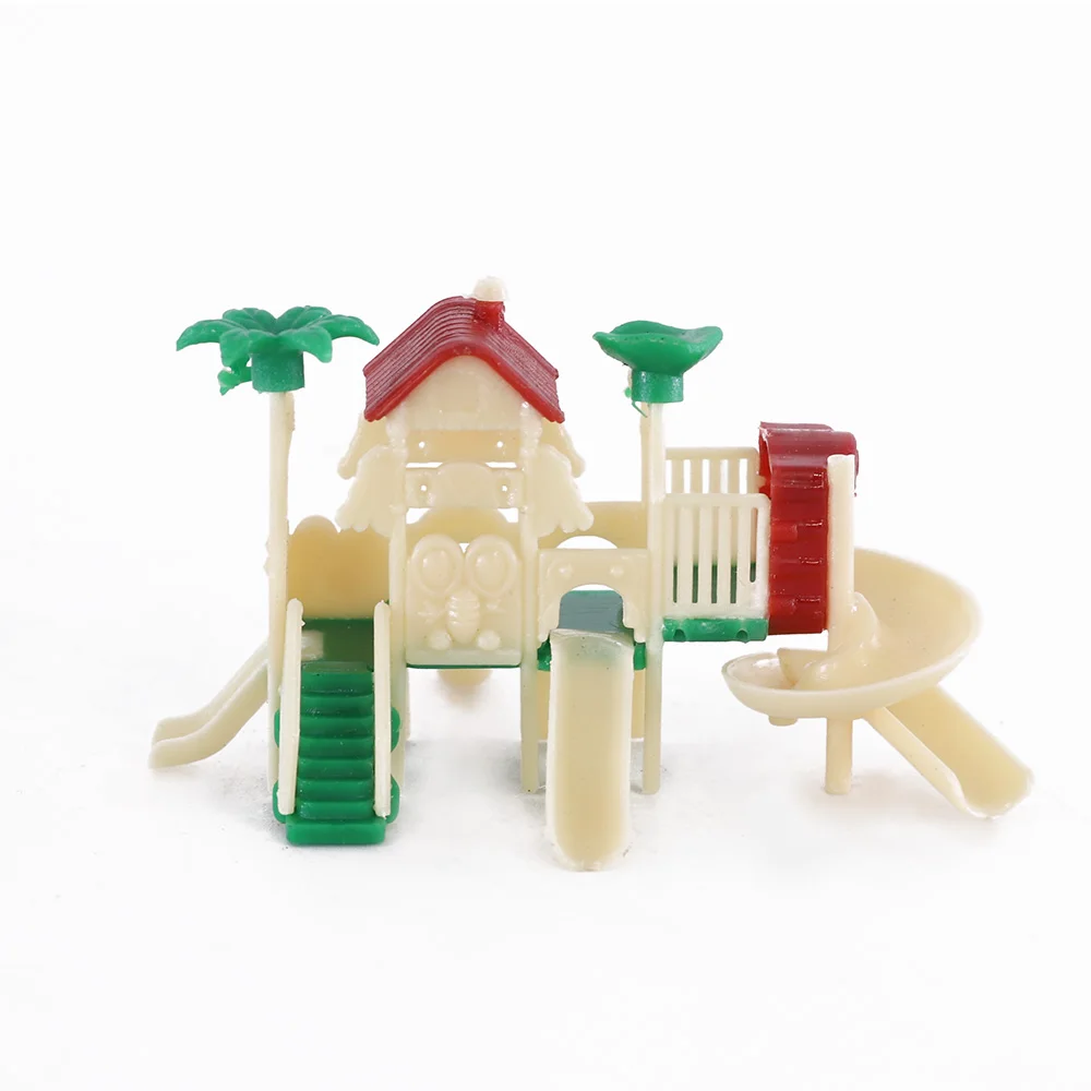 Масштаб 1/150-75 Миниатюрная модель горки для парка детская площадка материалы