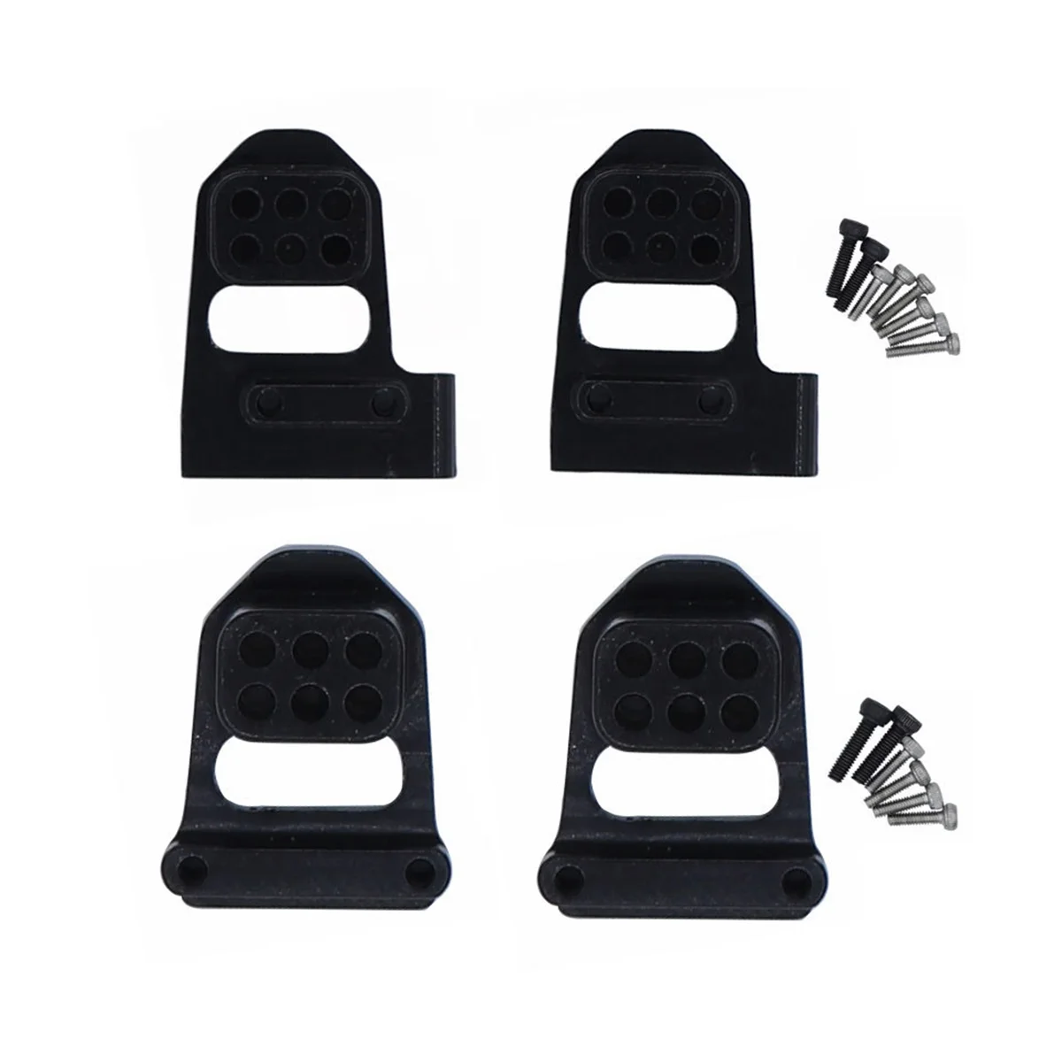 

4 шт., металлические передние и задние амортизирующие крепления 9726 для TRX4M -4M 1/18, аксессуары для радиоуправляемых автомобилей