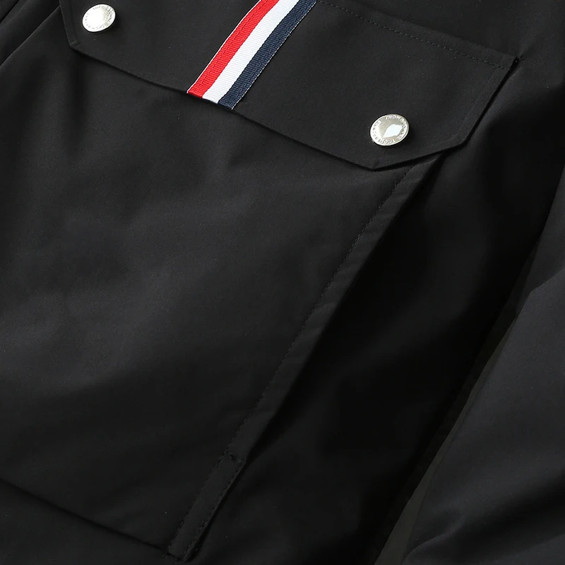 Men Jacket Spring Autumn New Tactical Thermal Classic White Striepd Design Coat Breathable Sports Outdoor Quality Male TB Jacket