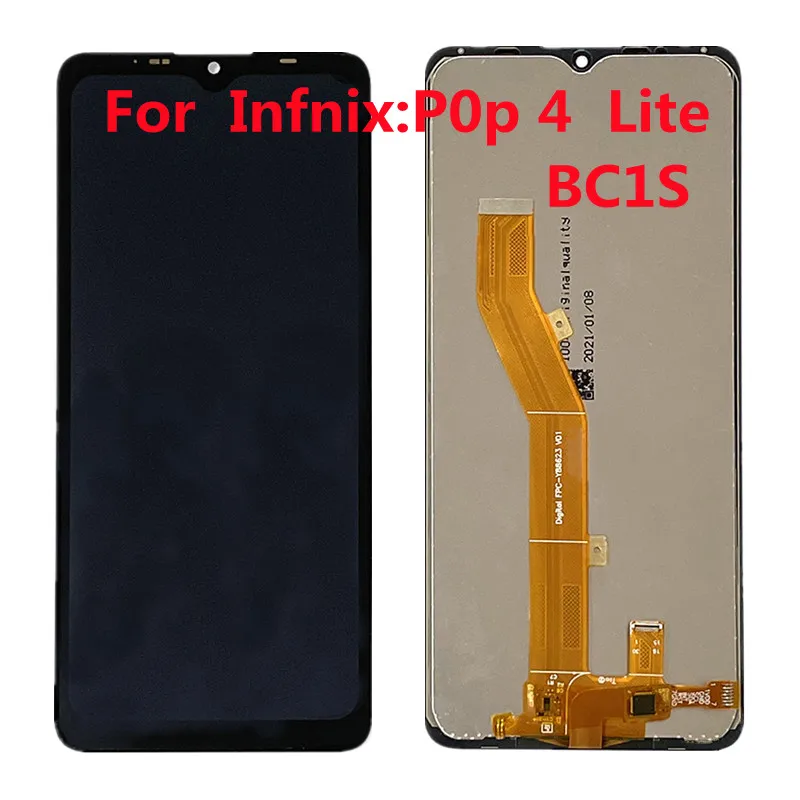 

6.0'' For Infinix Tecno Pop 4 BC2 BC2c LCD Display Screen Touch Panel Digitizer For Tecno Pop 4 Pop4 lte BC1S LCD Replacement