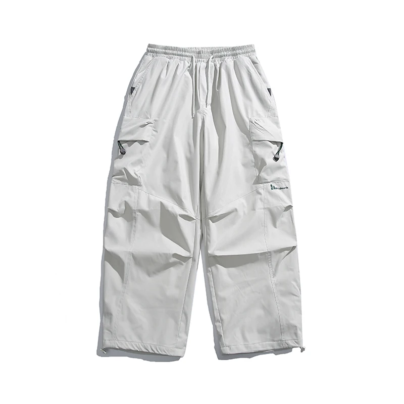 Зимние мужские флисовые утепленные свободные повседневные спортивные штаны на