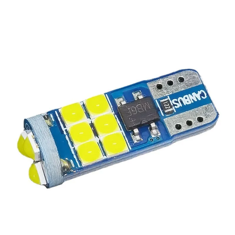 Лампа для чтения T10 W5W без ошибок 3030 15SMD 12 В