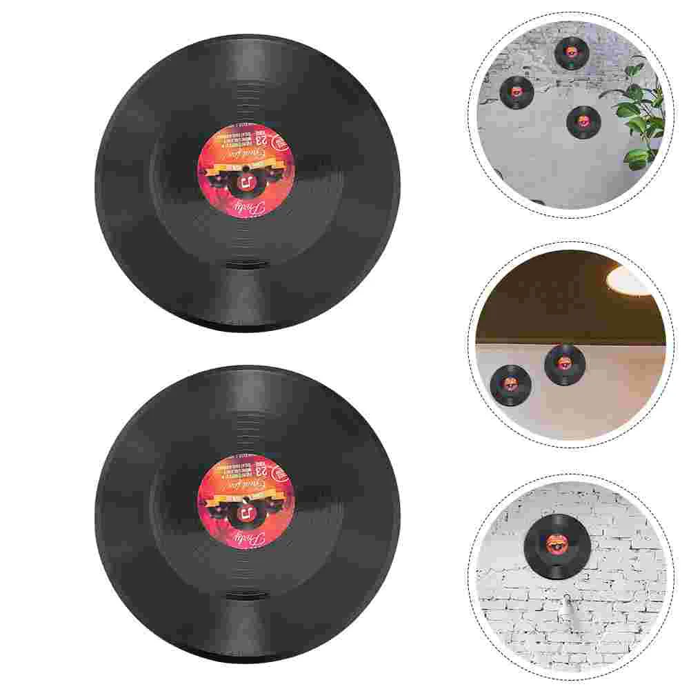 

6 Pcs Vinyl Record Decoration The Office Prom Decorations CD Aesthetic Country Wall Vintage Records Ornament Poster