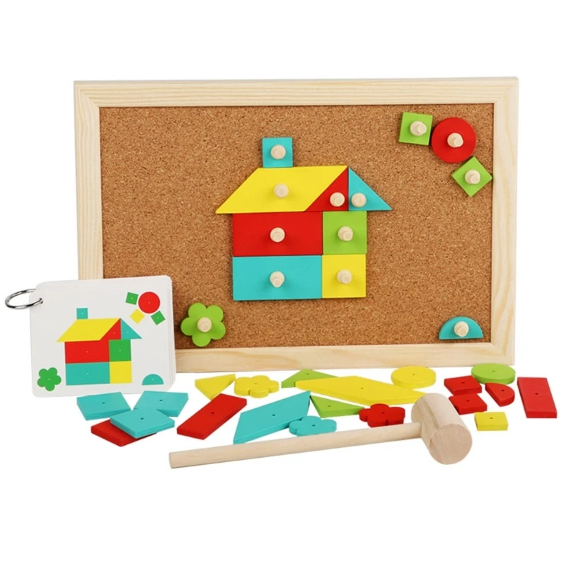 

Children Peg Puzzle Toy Board Game Toy Learning Puzzle Toy Preschool Kids Favor