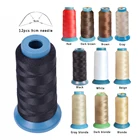 1 рулон, десять цветов, ткацкая нить для волос, высокоинтенсивная полиамидная нить, 12 шт., 9 см ткацкие иглыиглы типа Cизогнутая игла