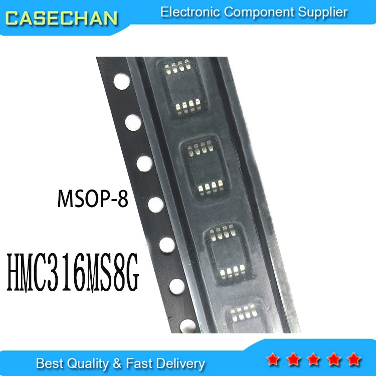 

10PCS New and Original HMC316MS8 HMC316 H316 MSOP-8 HMC316MS8G
