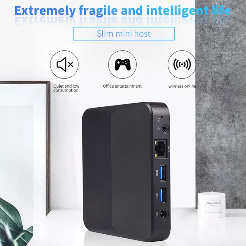 Мини-ПК P3T Smart TV BOX Geminilake J4105 Windows 10 8 ГБ ОЗУ 64 Гб SSD Bluetooth 4.2 WIFI мини-Рабочий стол |