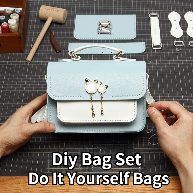 

Handmade Bag Women's Bag Kit Diy Material Pack Hand Woven Bag Diy Bag Set Handmade Sewing Gifts Do It Yourself Bags
