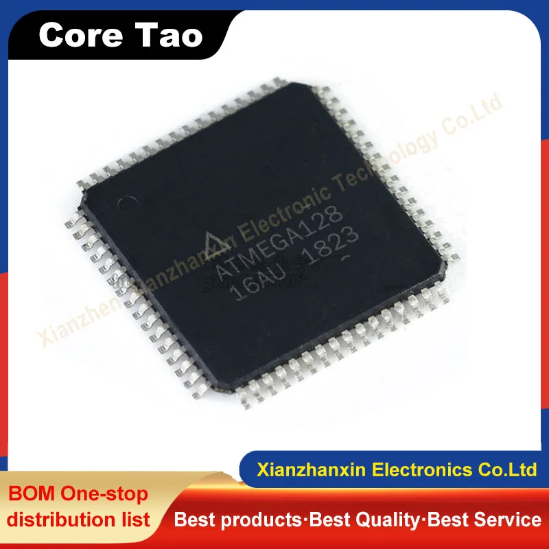 

1pcs/lot ATMEGA128-16AU ATMEGA128 QFP64 8-bit microcontroller MCU