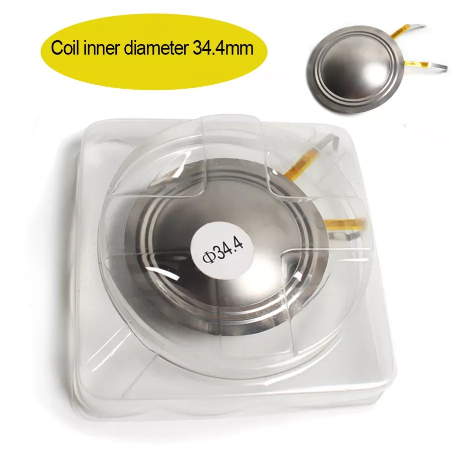 

2PCS 34.4MM Voice Coil Titanium Film 34.5 Core Horn Tweeter Diaphragm Unilateral Outlet KSV Treble Speaker Repair Accessorie