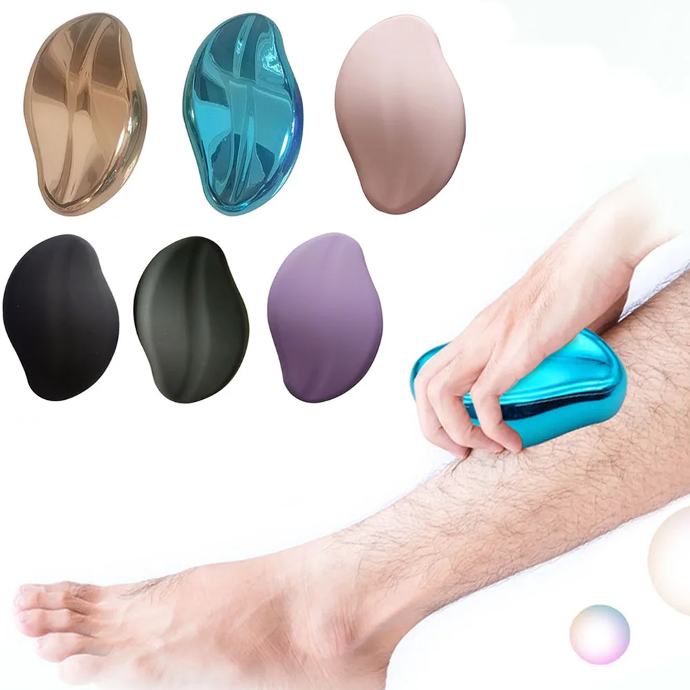 

Physical Hair Removal Painless Safe Epilator Easy Cleaning Reusable Body Beauty Depilation Tool Glass Hair Removal for Men Women