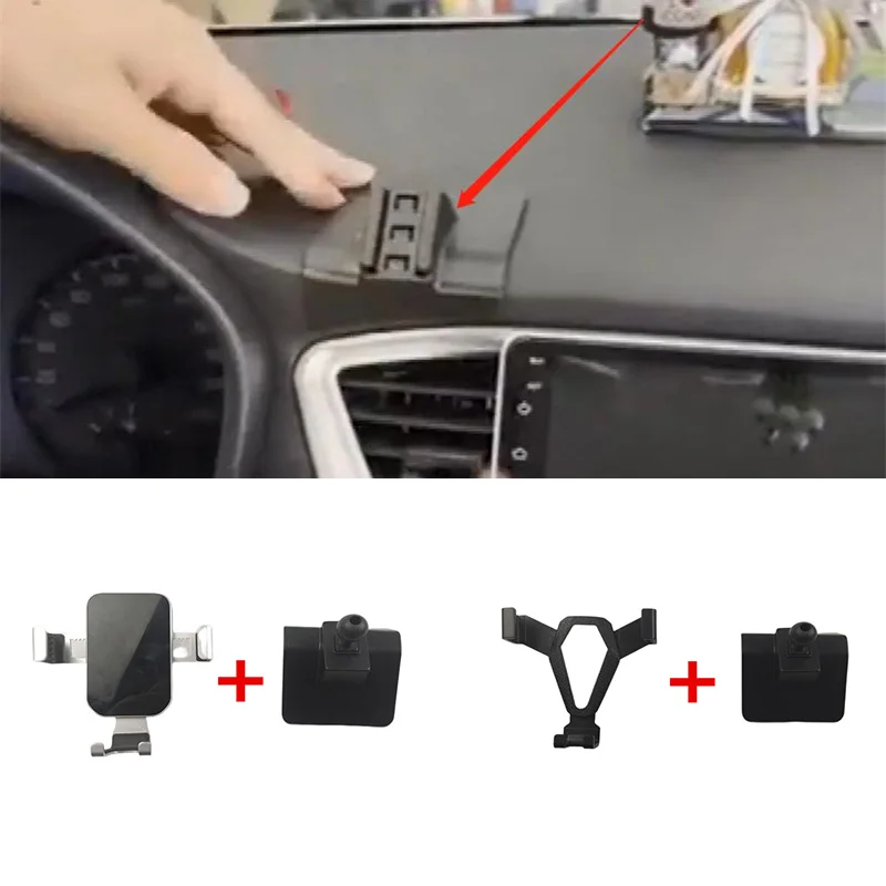 

1Lot ABS Material For 2016-2020 Hyundai Solaris Special Car Phone Holder Fixed Bracket Stand Mobile Gravity Linkage