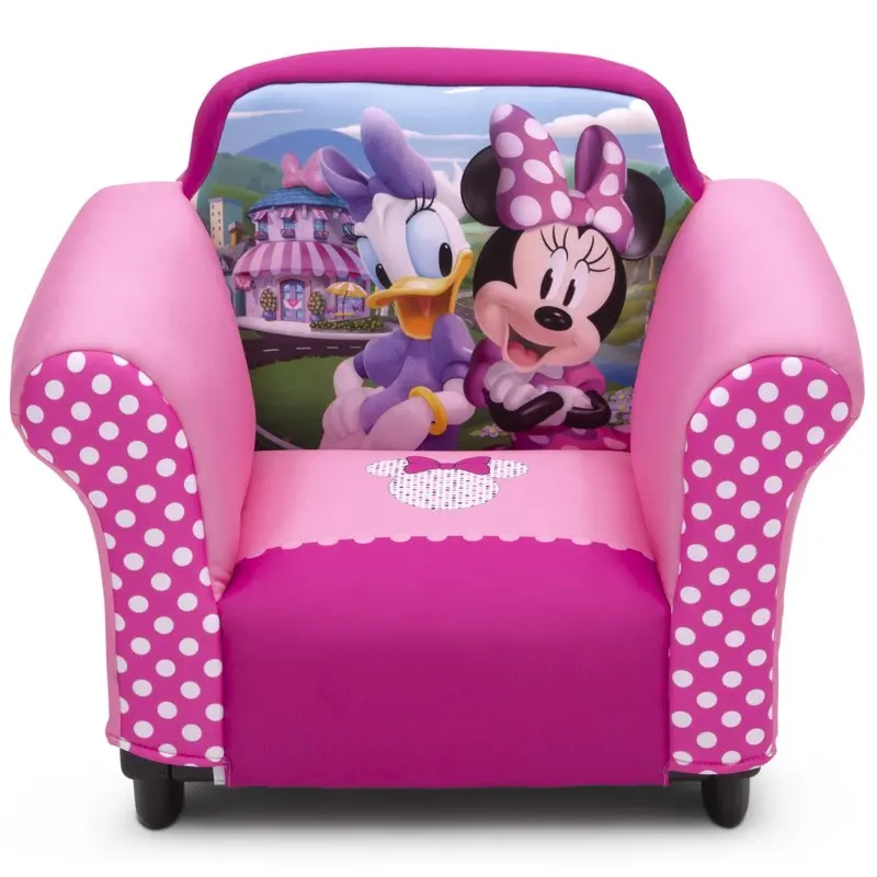 

Kids Upholstered Chair with Sculpted Plastic Frame