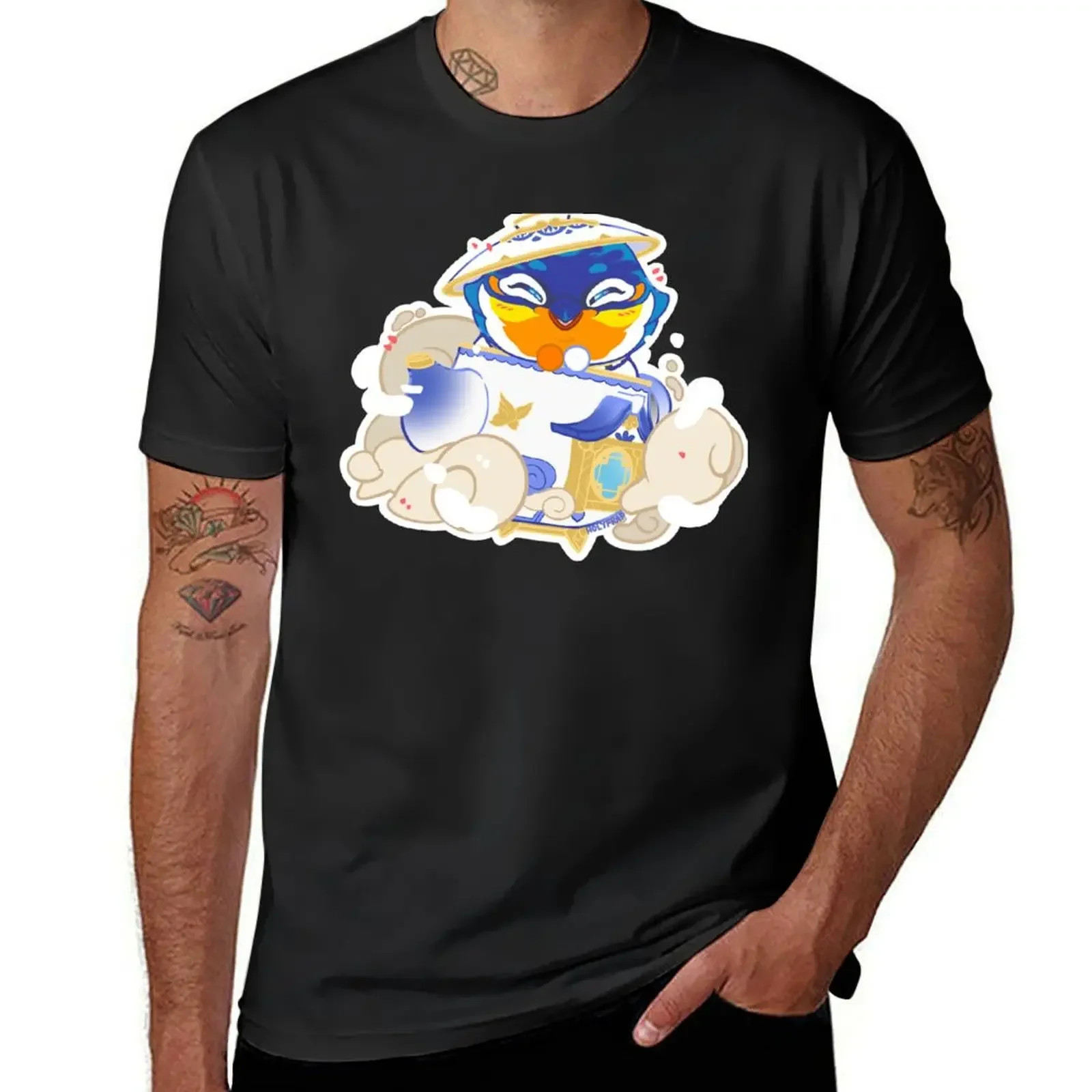 Футболка Tubby Teapot роскошная одежда в стиле аниме футболки с лабубу мужская простая