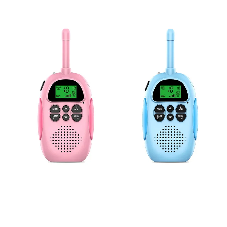 2Pcs Set Children's Walkie Talkie Wireless 3KM Clear Call Outdoor Flashlight Parent-Child Interaction Children's Toy Gift