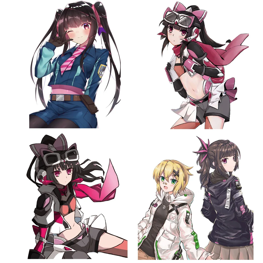 Symphogear Tsukuyomi Shirabe, стикеры, наклейки из ПВХ, водонепроницаемые