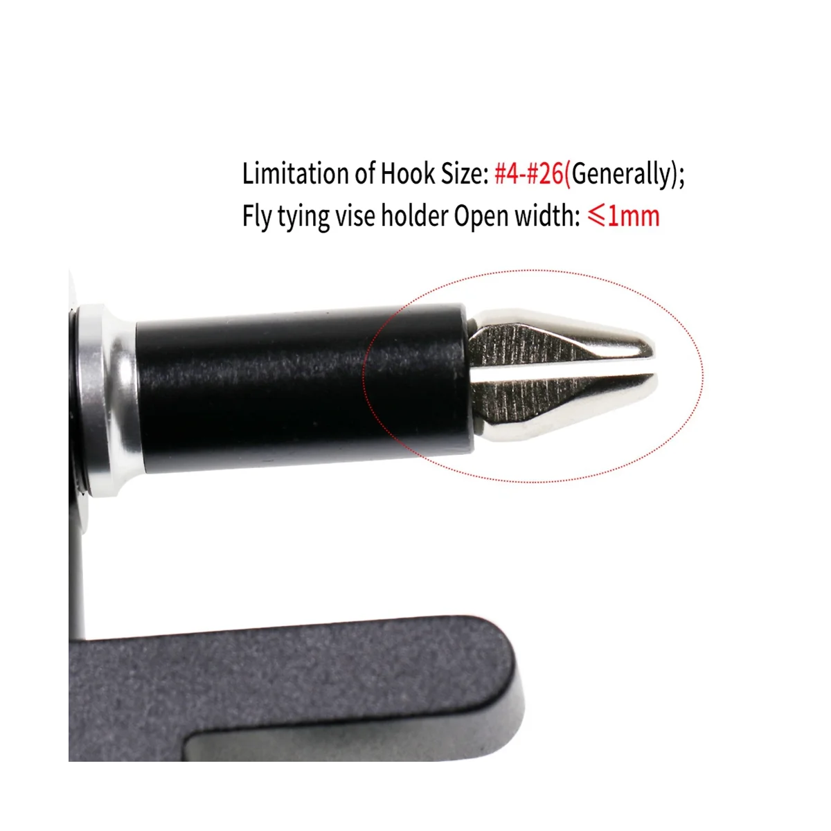

360° Rotation Fly Tying C-Clamp Tying Vise Hardened Jaw Rotating Hook Tools Tying Thread Bobbin Holder Kit