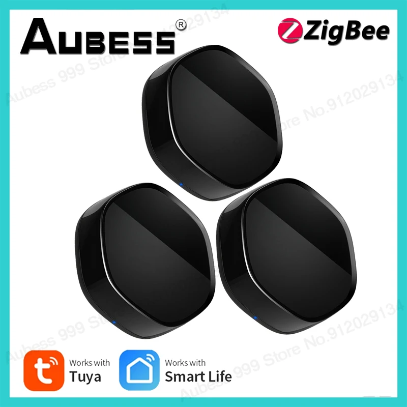 

Intelligent Multimode Gateway Zigbee3.0 BLE Mesh Linkage Smart Home Equipment Remote Controller 3 In 1 Gateway Work With Alexa