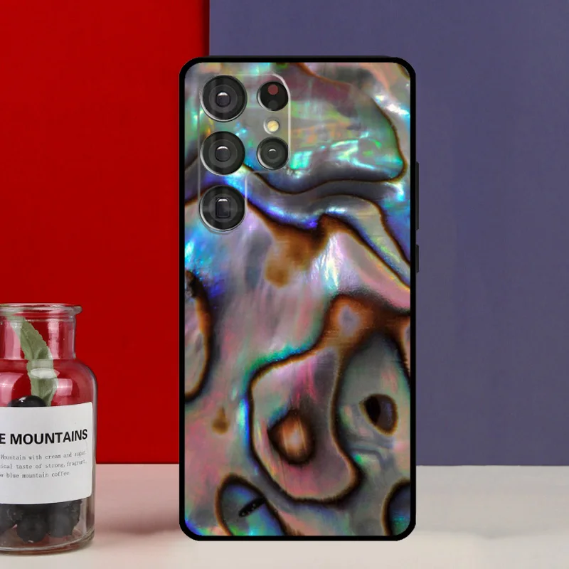 Фото Чехол Abalone Sea Shell Texture Funda для Samsung Galaxy S25 Ultra S9 S10 S20 S21 FE S22 S23 Plus S24 Ultra, чехол для телефона №4