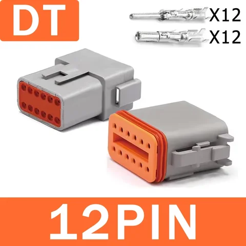 Водонепроницаемые разъемы DT 22-16AWG
