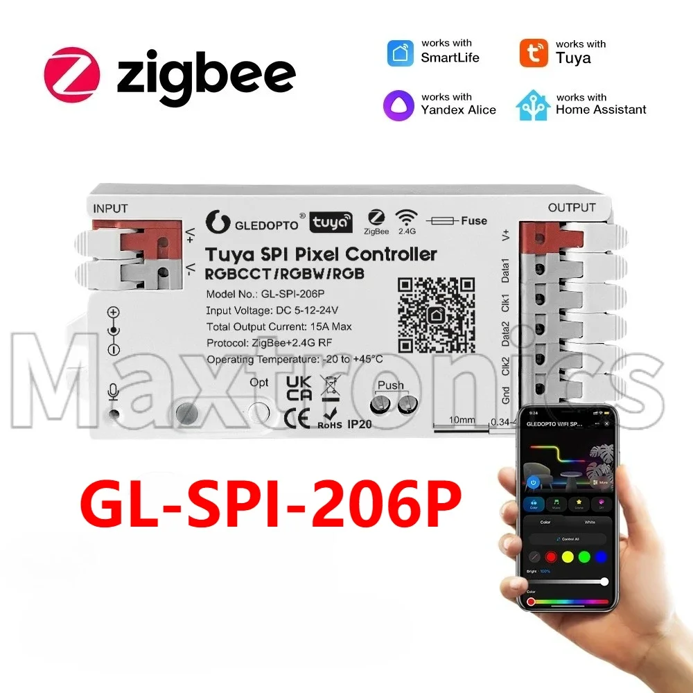 

SAGE LU MEI ZigBee RGB-контроллер для светодиодных лент
