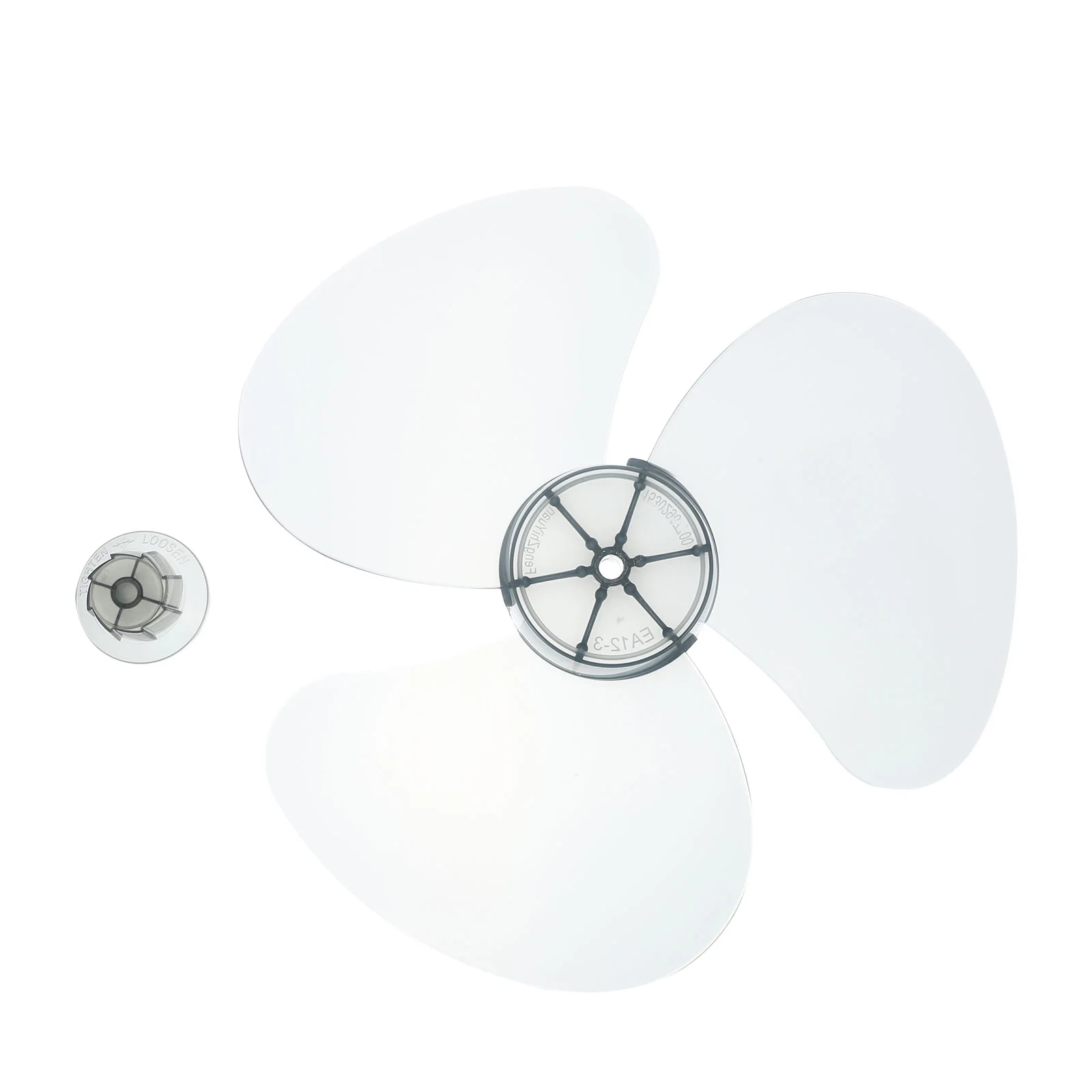

12 Inch Plastic Fan Blades Electric Parts Desktop 3-leaf Mini Accessories Leaves Replacing Ceiling