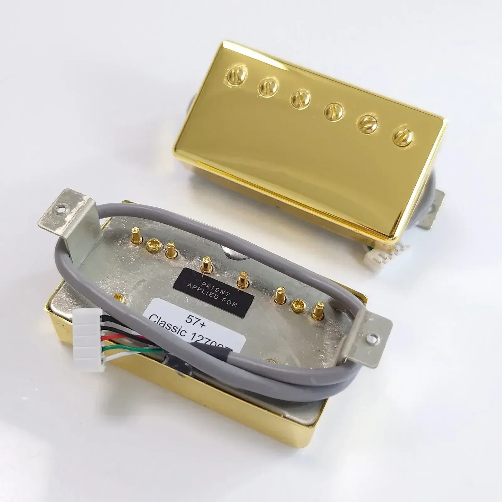 Alnico 5 Classic 57 гитарный хамбакер набор звукоснимателей и шеи золотой с жгутом
