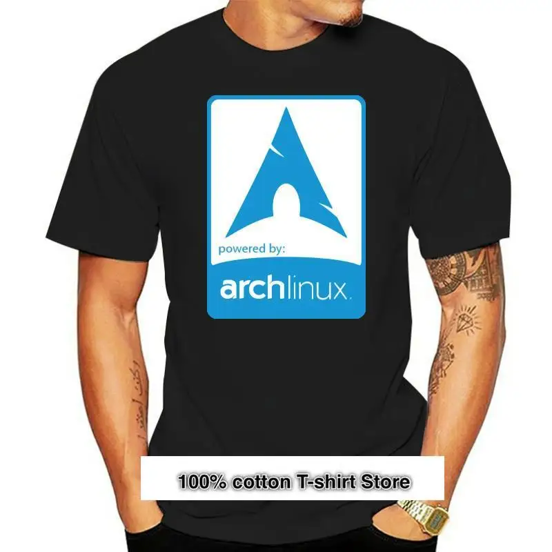 

Camiseta para hombre с питанием от ARCH LINUX