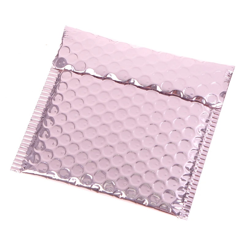 

10Pcs 15x13cm Rose Gold Bubble Foil Bubble Mailer for Gift Packaging Wedding Envelopes Party Supplies