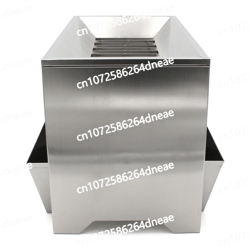 Горизонтальный образец из нержавеющей стали зерно зерна кукурузы пшеницы