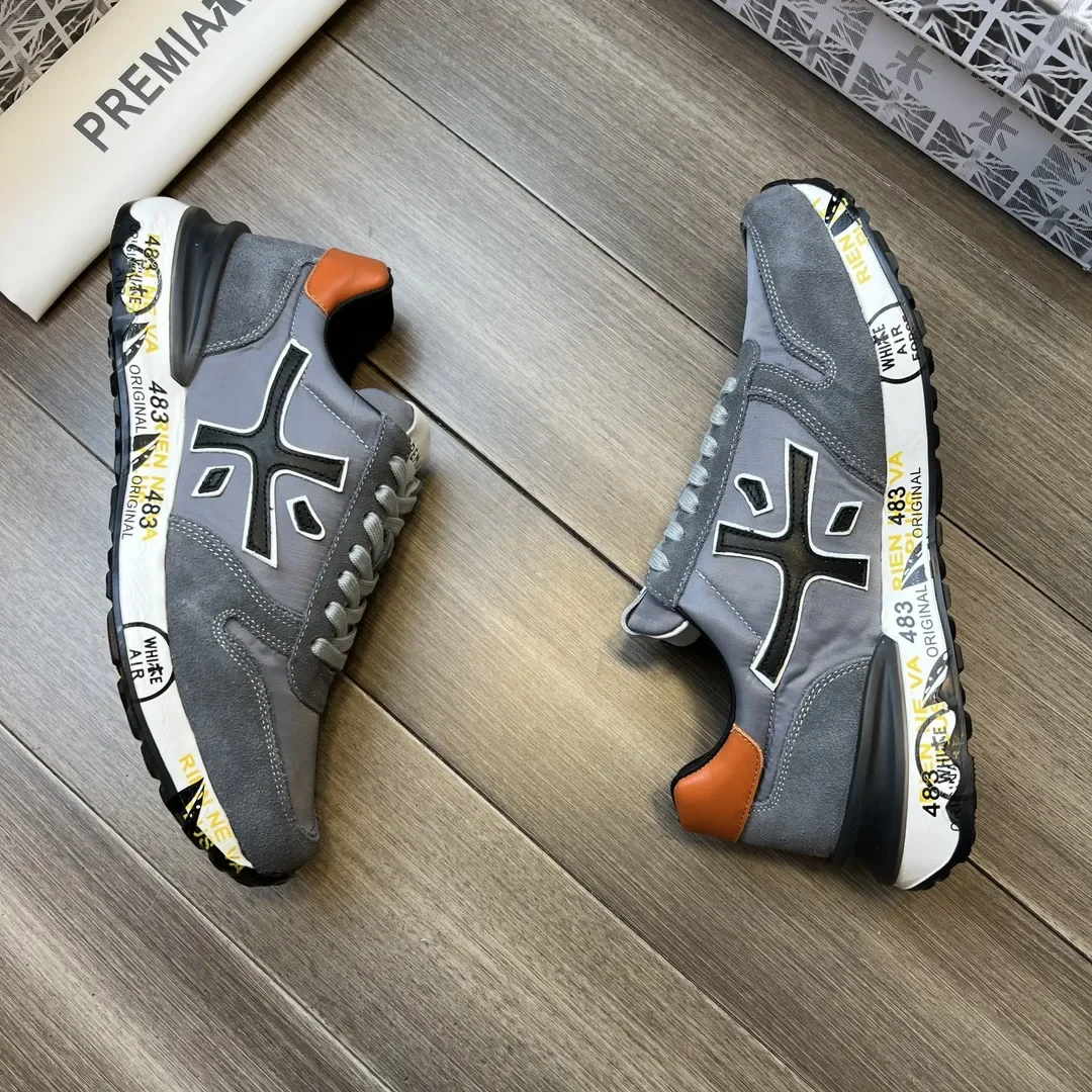 PREMIATA Мужская мода Ретро уличный тренд универсальная спортивная обувь простые