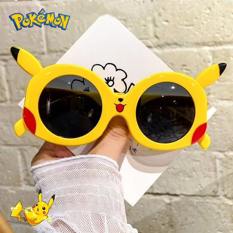 Солнцезащитные очки с изображением покемонов Пикачу мультяшные фигурки для