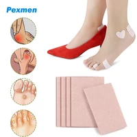 pexmen 125pcs moleskin tape moleskin adhesive heel pads for feet blisters reduce friction pain relief foot care tool