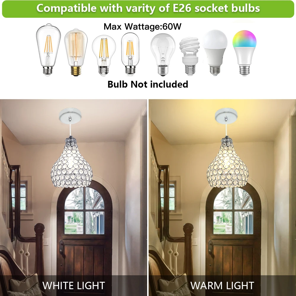 Современный хрустальный Потолочный подвесной светильник Depuley регулируемая