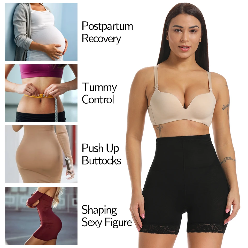 Женское корректирующее белье для подтяжки ягодиц нижнее с подкладкой шорты