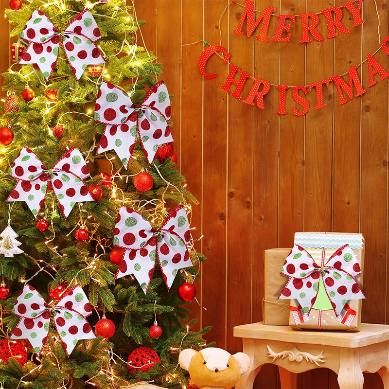 3 шт. новая рождественская лента с блестками волнистая точка домашняя вечеринка