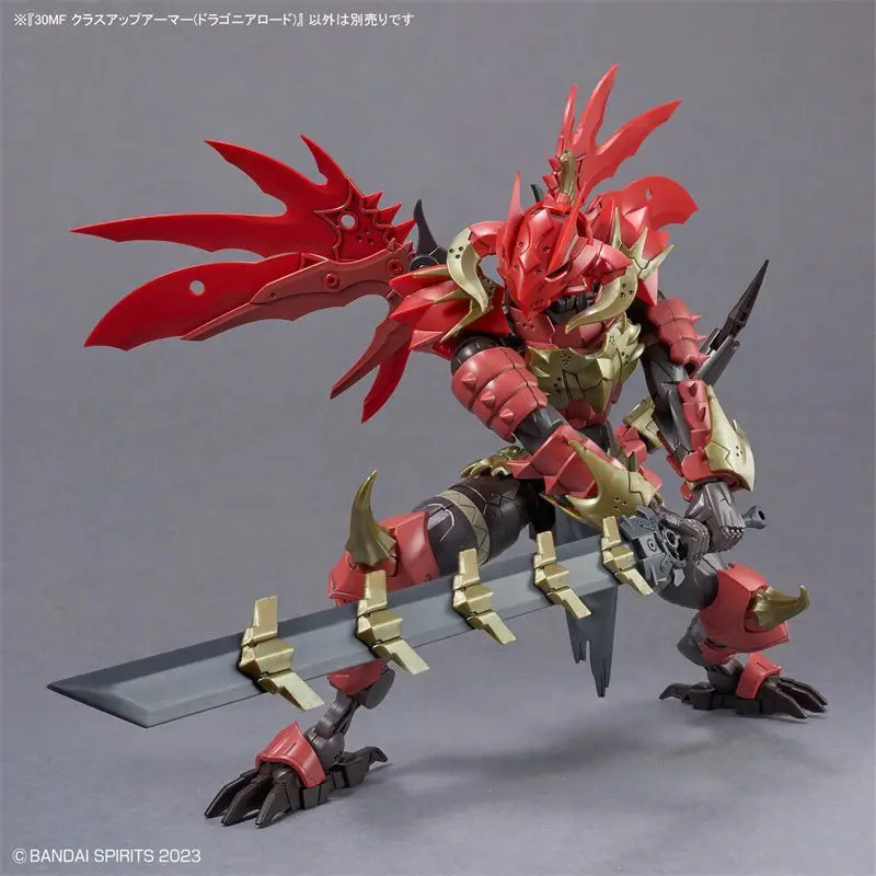 Фото В наличии: Сборная модель Bandai 30MF 30ML Class Up Armor Dragonia Lord, аниме-фигурка, игрушка-конструктор, настольное украшение, подарки №5