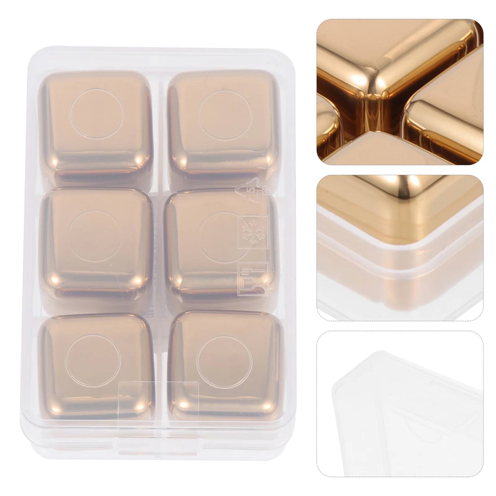 

1 Set Quick-freeze Cooling Cube Cube Metal Cube Cooling Cube for